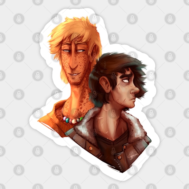 Solangelo Sticker by CrossRoadArt